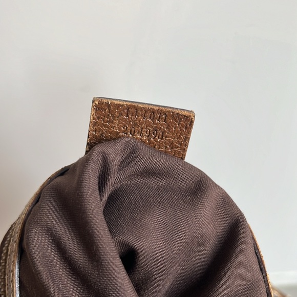 Gucci SS/05 Big Borchie Monogram Canvas Studded Shoulder Bag - Picture 12 of 13